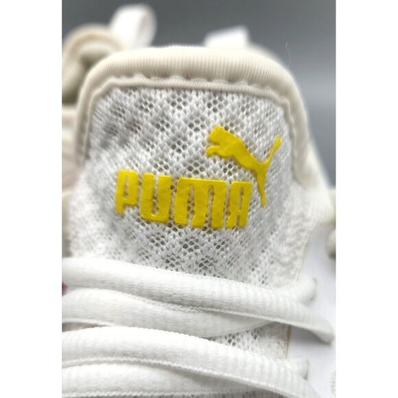 PUMA Pacer Next Cage Fresh Sneaker Wms Size 7 White & Pink Exc Condition - Picture 6 of 11